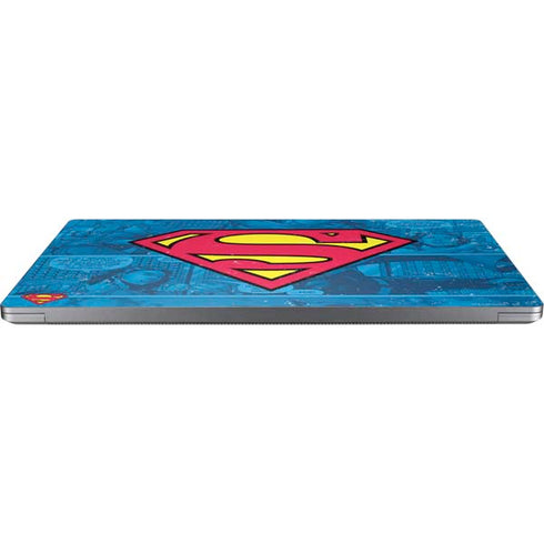 DC Comics Superman Logo Background Pattern Universal Laptop 11in (8.8 x 6.2in) Skin